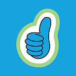 Simply Donating Thumb Logo Blue Favicon