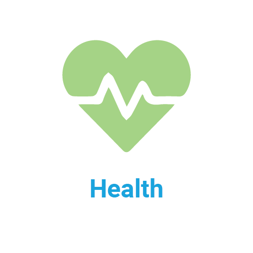 health icon and title