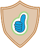 Simply Donating Thank You badge