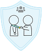 Human Services Honorable Humanitarian badge