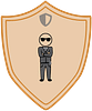 Domestic Violence Prevention Bodyguard badge