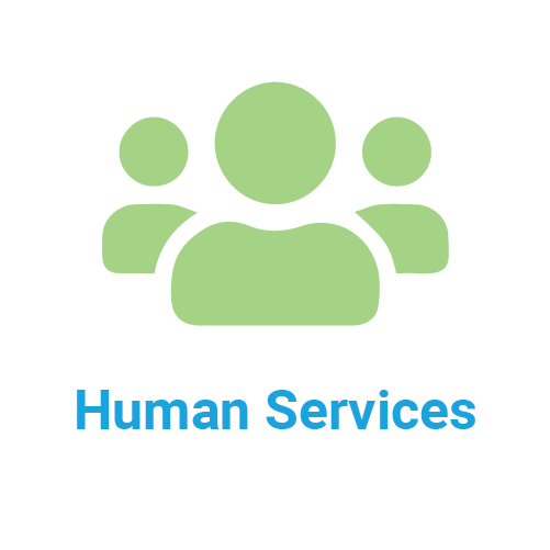 human services icon and title